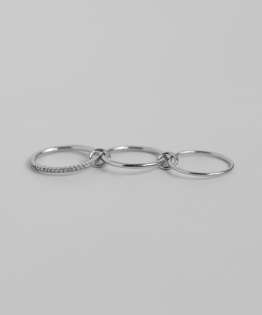 mimi33] Bijou Triple Ring [Sheerchic]｜Anemone, SIENA ROSE, mimi33