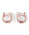 Double Line Circle Convolve Earrings