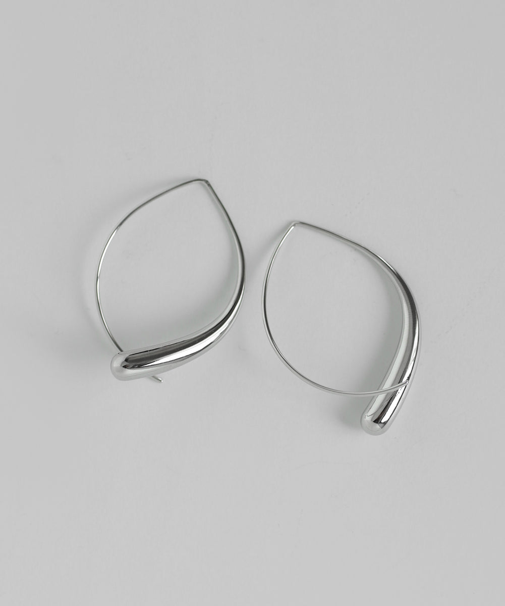 みみ mimi33】ドロップフックピアス[Sheerchic]｜アネモネ・シエナロゼ