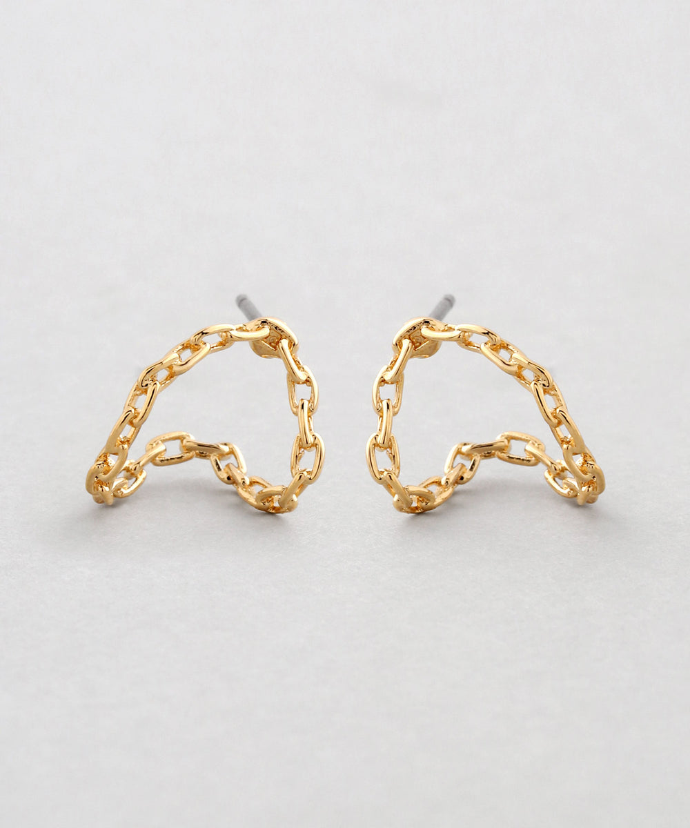 アクセサリー mimimi mimi33】ニュアンスチェーンピアス[Sheerchic]｜アネモネ・シエナロゼ