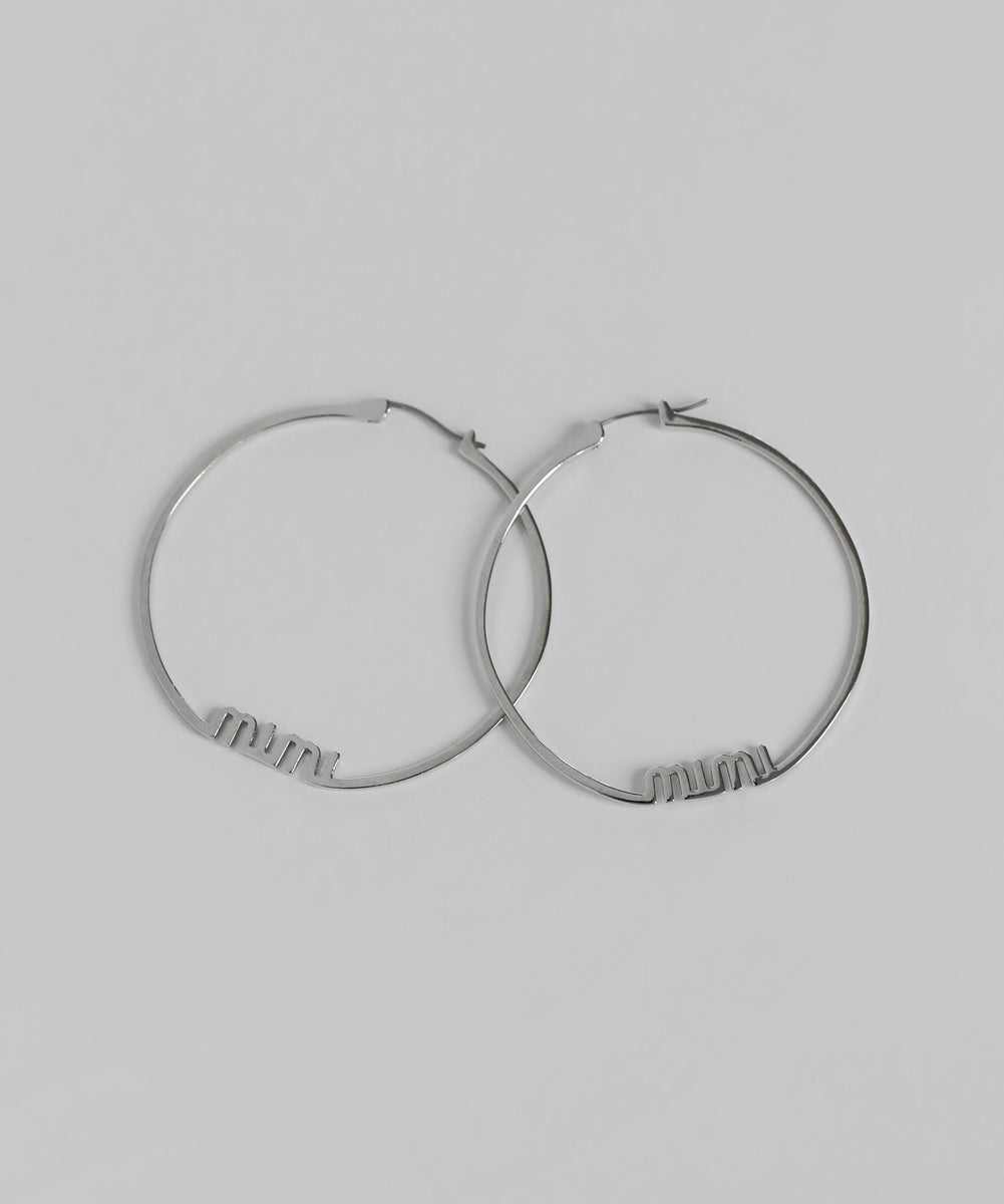 mimi33】mimiアイコンフープピアス[Ownideal]｜アネモネ・シエナロゼ