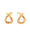 Pearl x Cross Line Earrings