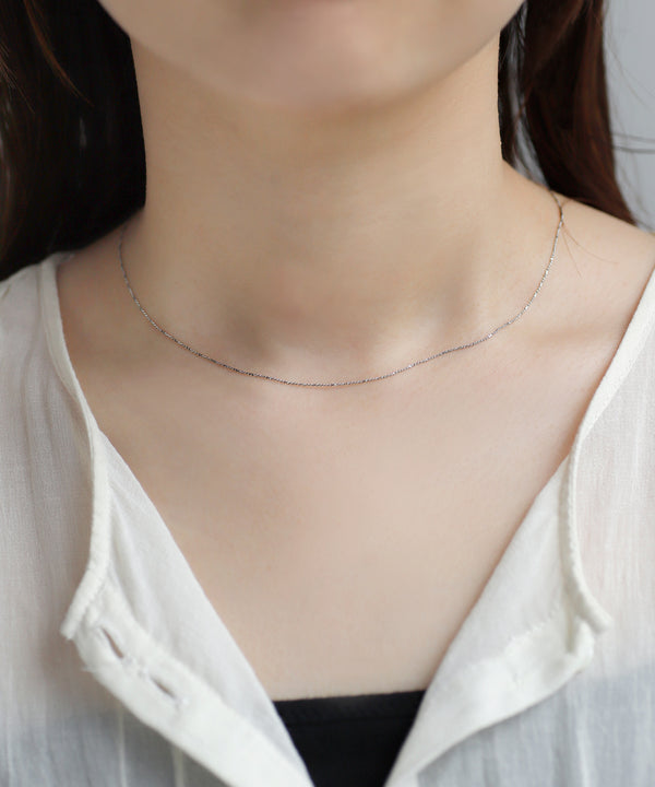 スリムチェーンネックレス