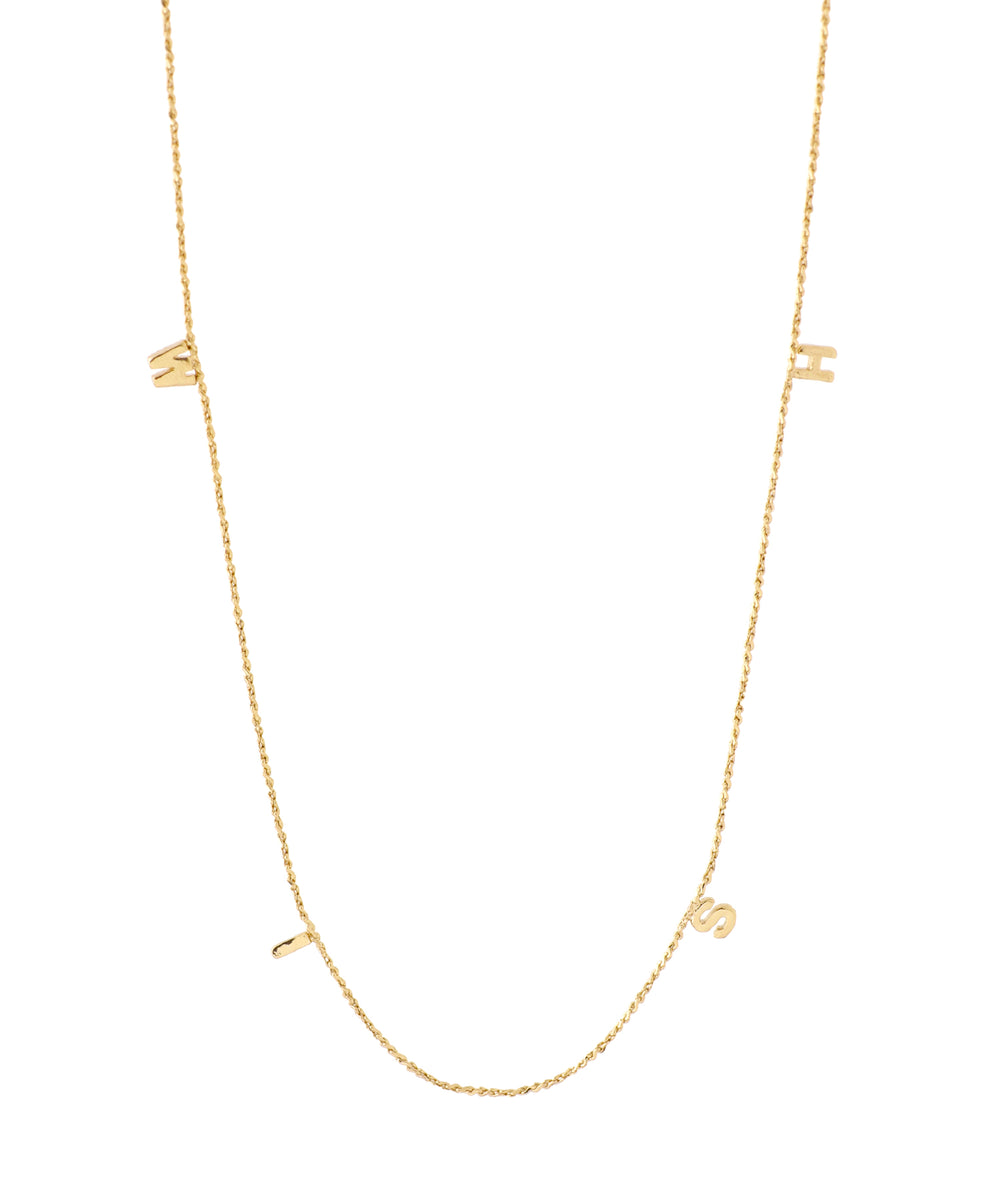 ANEMONE】ステーションチェーンネックレス[WISH]｜SANPO ONLINE