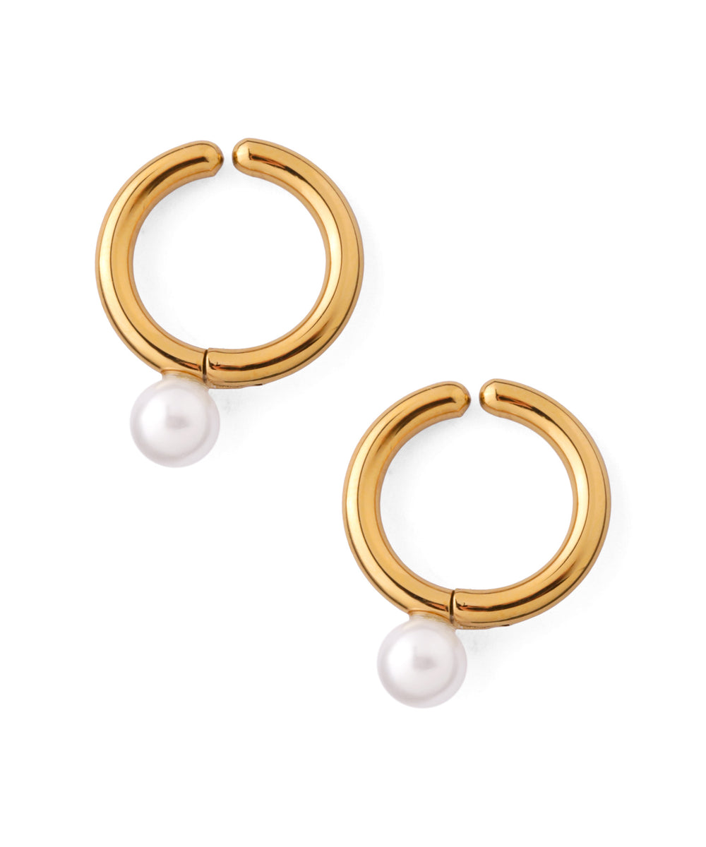 着せ替え ゴールド&シルバー 淡水パール の フープイヤリング ハンドメイド 楽天市場】春ファッション 揺れる アシンメトリー 淡水パール バロック