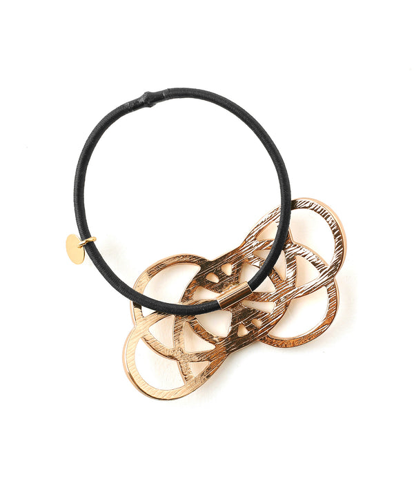 水引モチーフのメタルヘアゴム