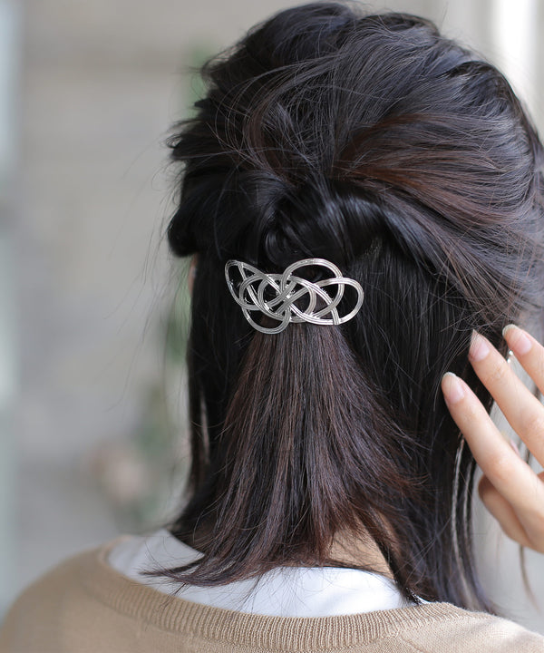 水引モチーフのメタルヘアゴム