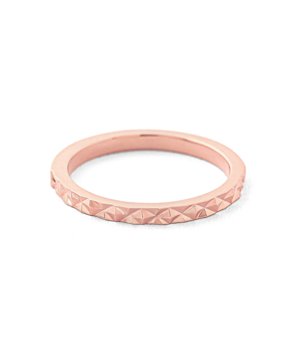 ダイヤカットピンキーリング