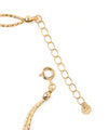 Double wave line necklace