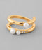 Pearl x Bijou Ring