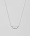 curved metal necklace