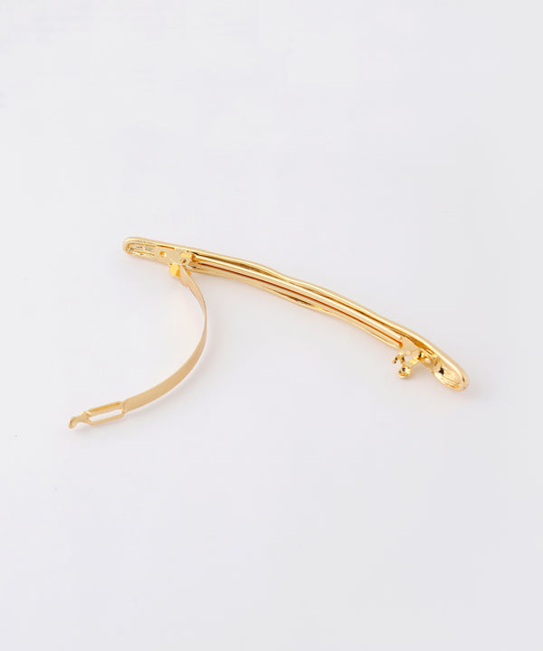 ニュアンスメタルバレッタ