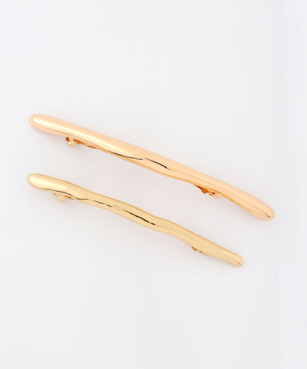 ニュアンスメタルバレッタ