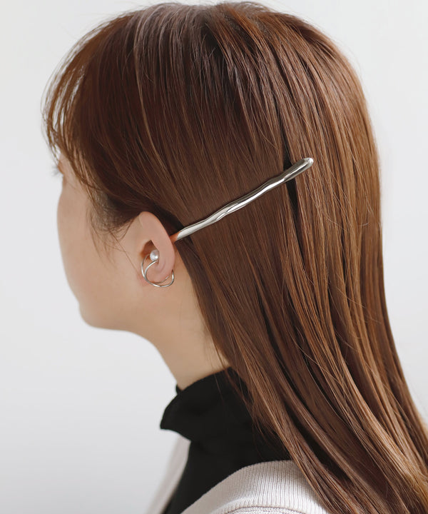 ニュアンスメタルバレッタ