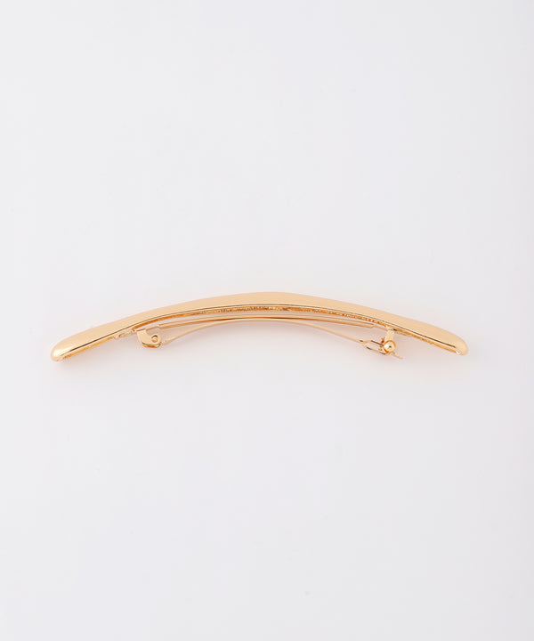 ニュアンスメタルロングバレッタ