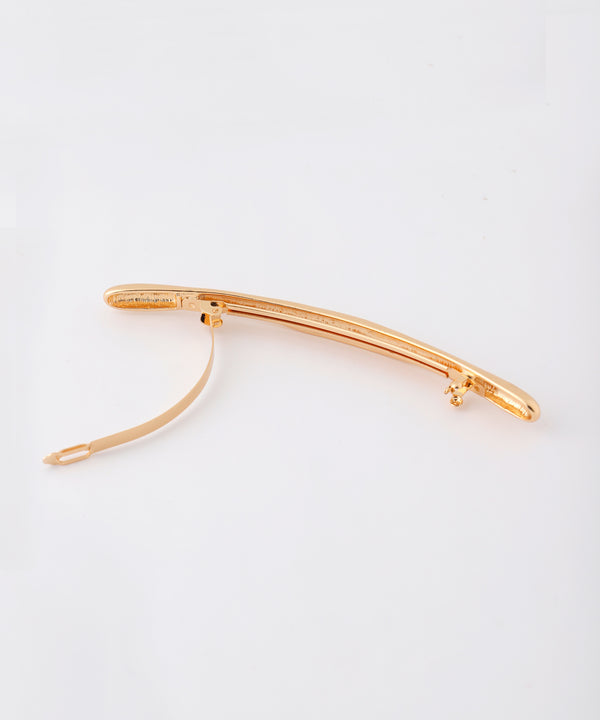 ニュアンスメタルロングバレッタ