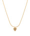 【不鏽鋼】愛心寶石項鍊