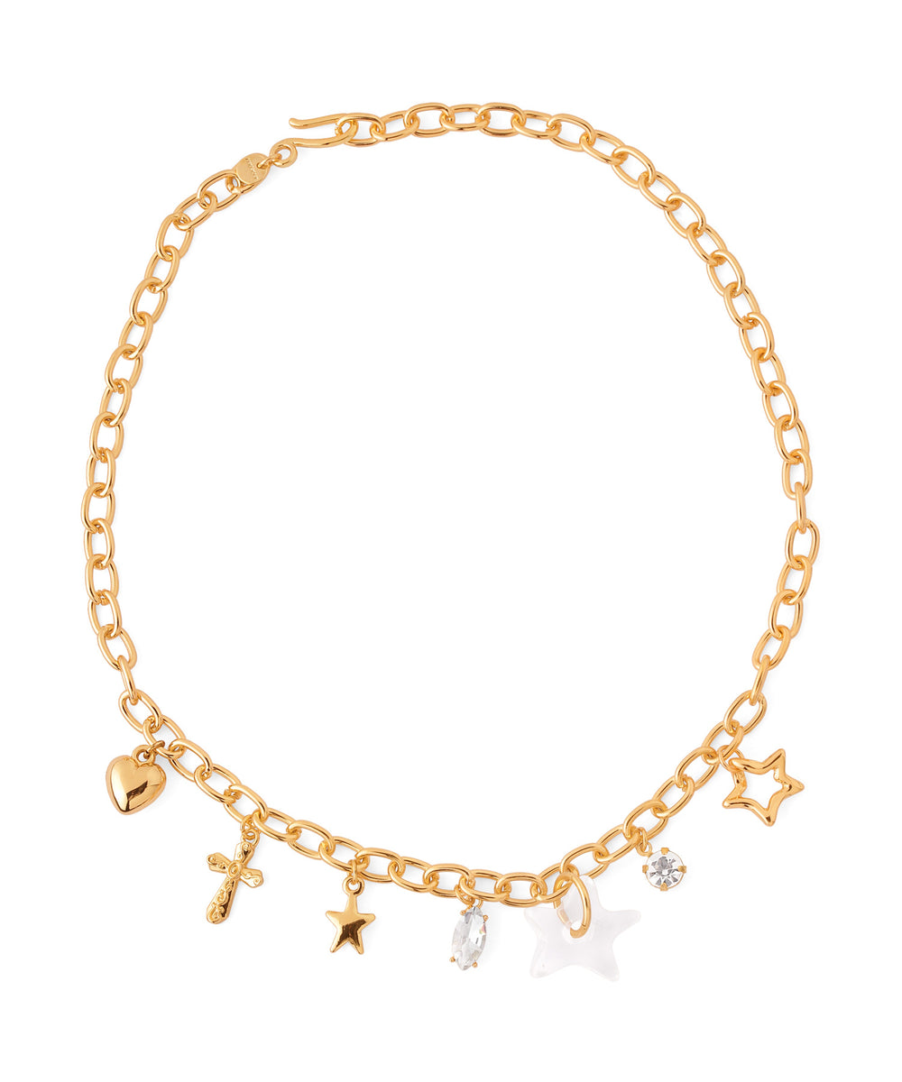 ANEMONE】ミックスチャームネックレス｜アネモネ・シエナロゼ