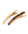 Marble x Metal Curved Clips (Set of 2)