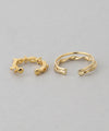 Beaded Twist Ear Cuffs (Set of 2)