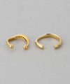 Beaded and Wave Ear Cuffs (Set of 2)