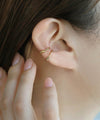 Beaded and Wave Ear Cuffs (Set of 2)