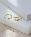 Beaded and Wave Ear Cuffs (Set of 2)