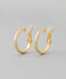 metal hoop earrings