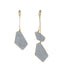 Pentagon Asymmetrical Earrings