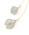 Clear Flower Earrings