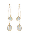 Clear Flower Earrings