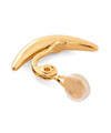 Curved Line Metal Earrings