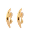 Curved Line Metal Earrings
