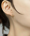 フラワー×ビジューピアス