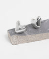 Nuance Metal Heart Earrings