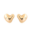 Nuance Metal Heart Earrings