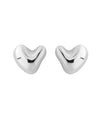 Nuance Metal Heart Earrings
