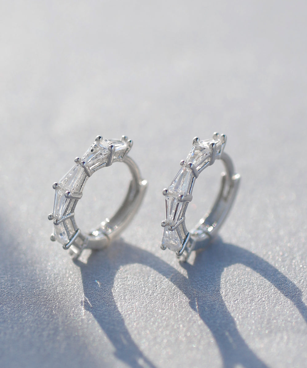 mimi33】ビジューフープピアス[silver925][Basic]｜アネモネ