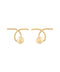 Sphere x Cross Line Earrings