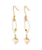 Swing Heart Hook Earrings
