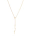 Twisted Metal Bar Y-Necklace