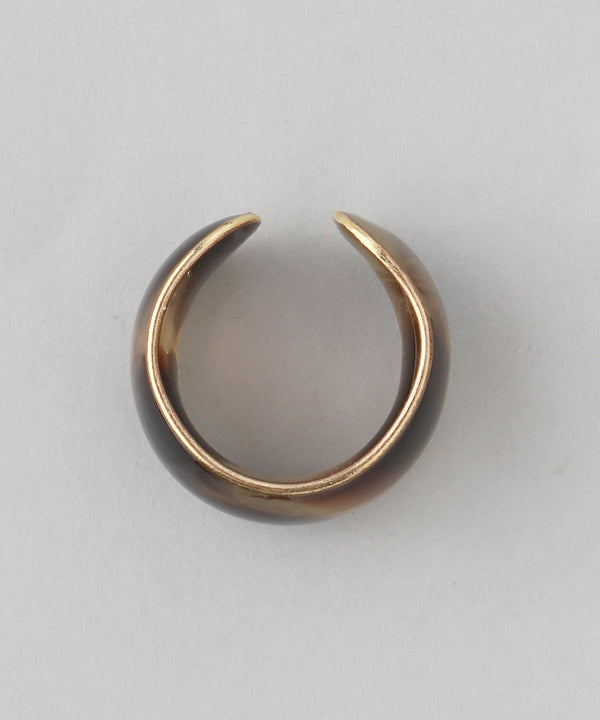 クリアマーブルワイドイヤーカフ