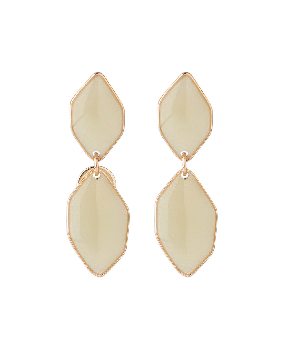 ANEMONE】ダブルヘキサゴンのつやつやミニピアス｜SANPO ONLINE