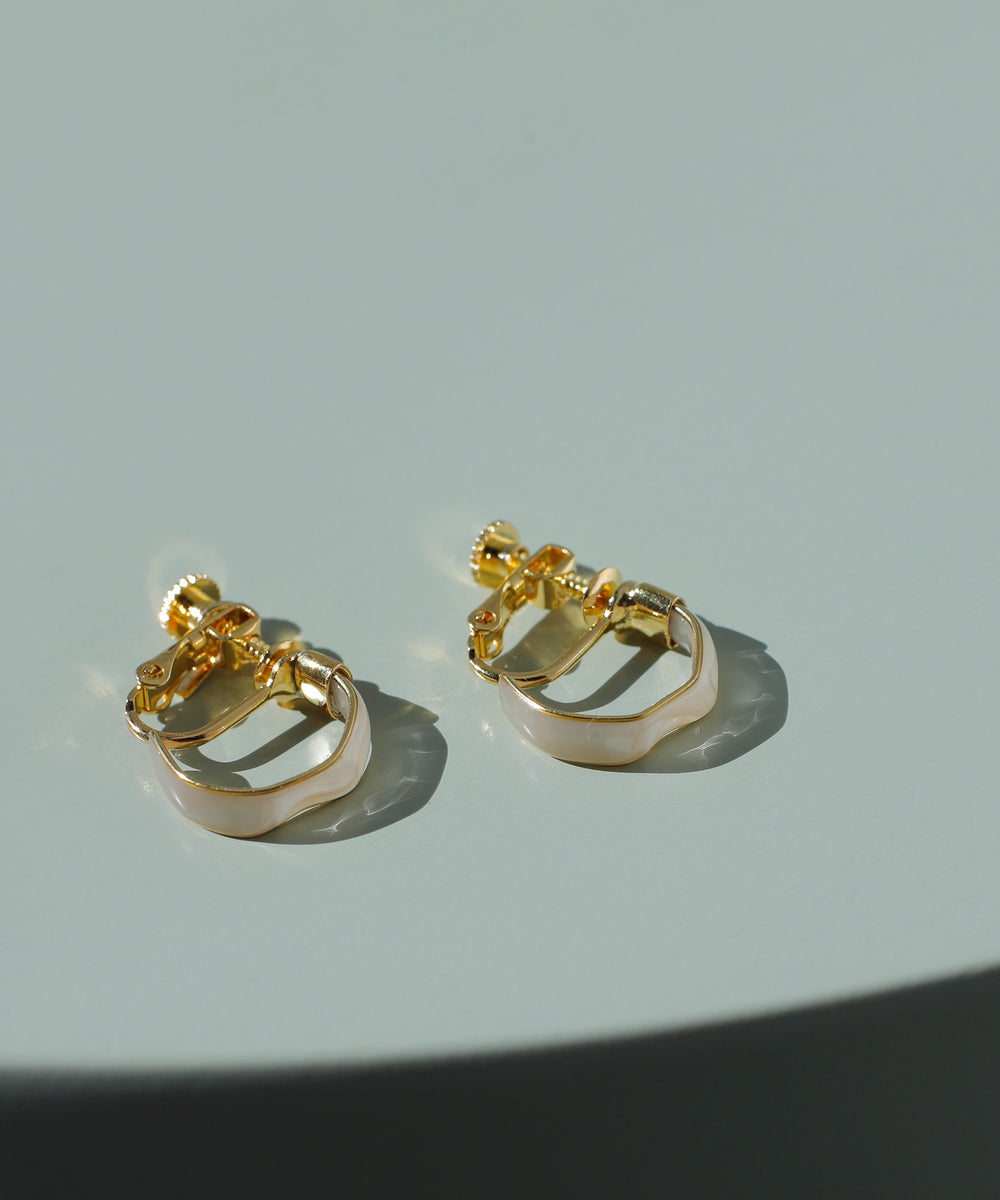 mimi33】ニュアンスフープイヤリング[S][Sheerchic]｜SANPO ONLINE