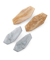 Nuanced color polygon plate hair clips (set of 2)