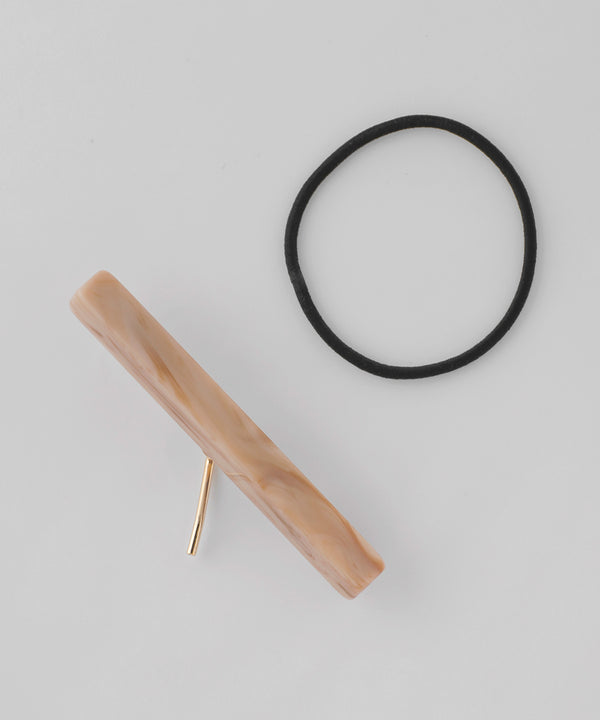 マーブルスクエアブロックポニーフック