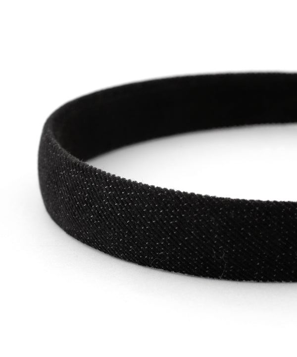 ラメコーデュロイ調カチューシャ