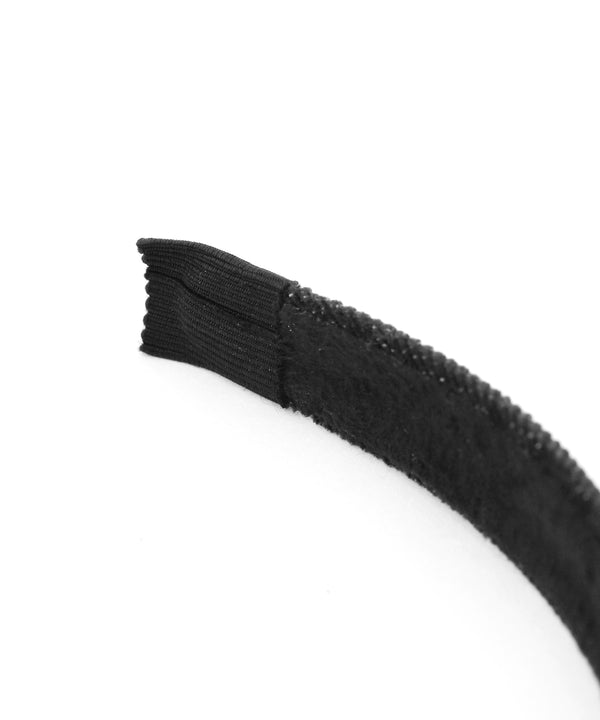 ラメコーデュロイ調カチューシャ