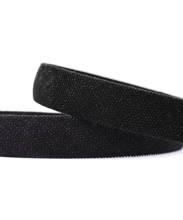 ラメコーデュロイ調カチューシャ