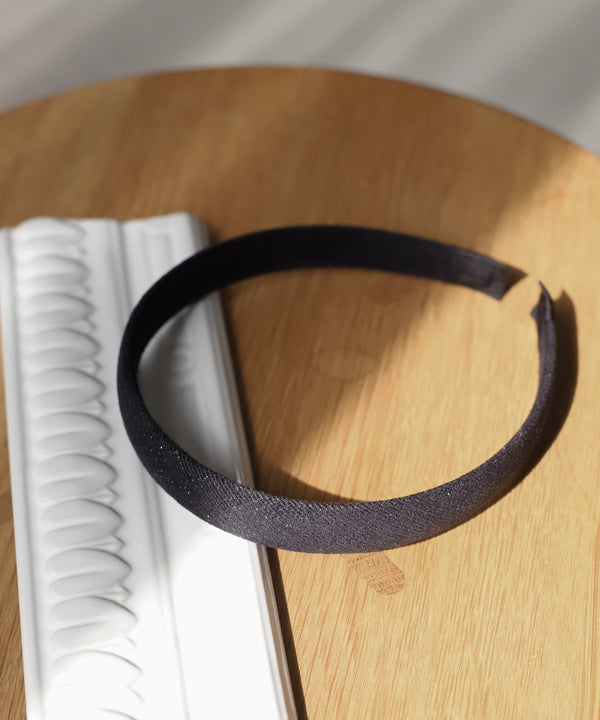 ラメコーデュロイ調カチューシャ